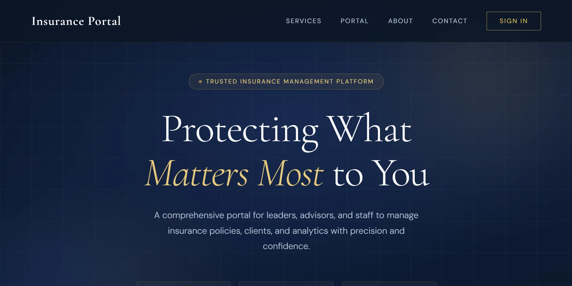 Insurance Portal
