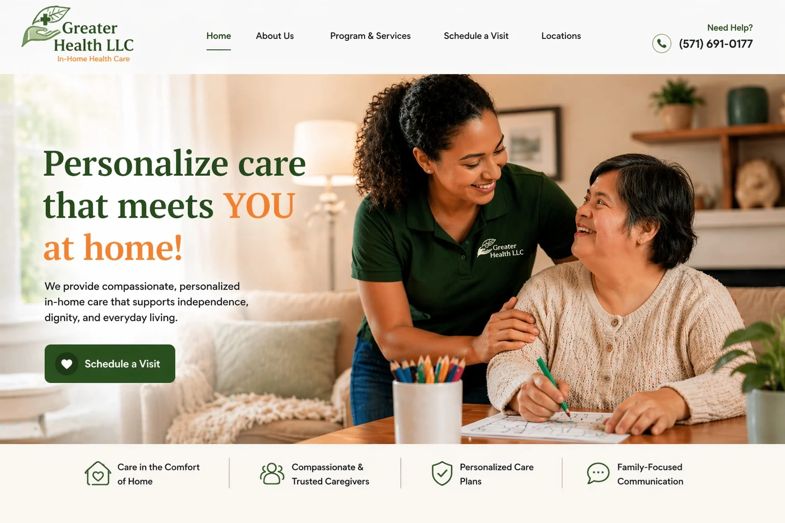 Greater Health LLC In-Home Helth Care
